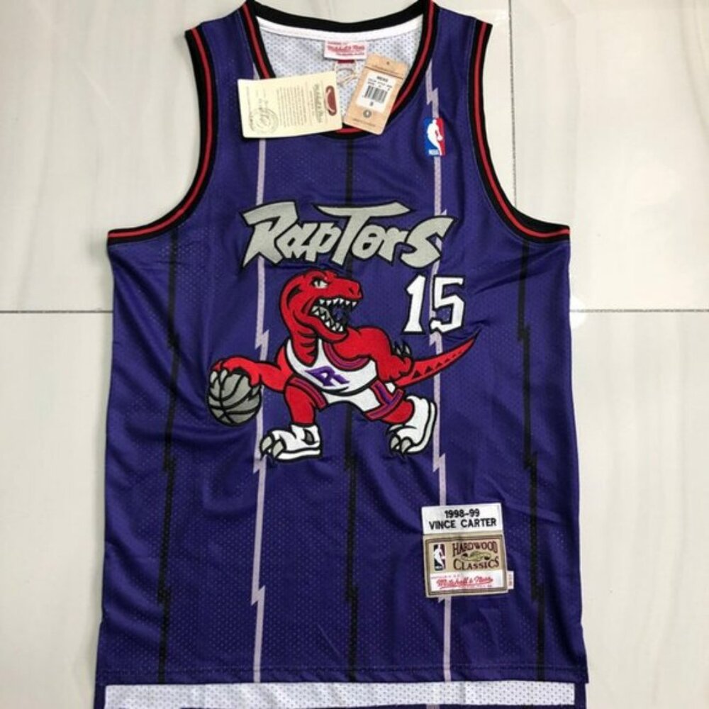 Youths Kids Mens Vince Carter  Purple Stitched Jersey